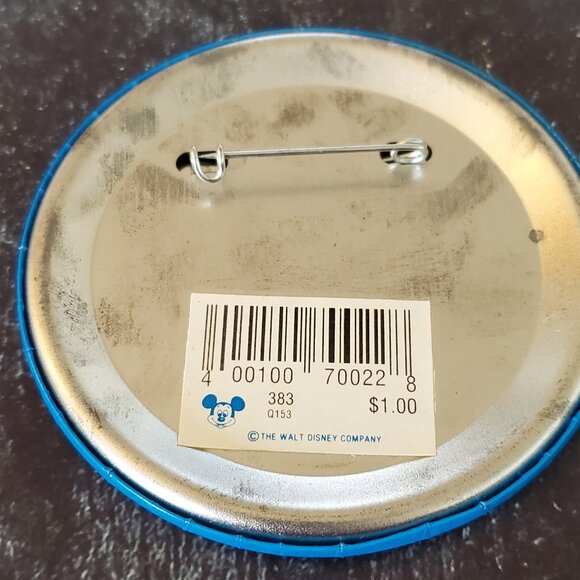 Walt Disney World MGM Studios Mickey & Minnie  3 in. Pin Back Button 1987 - Picture 3 of 3